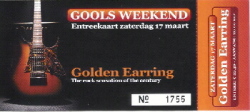 Golden Earring ticket Goirle March 17, 2007